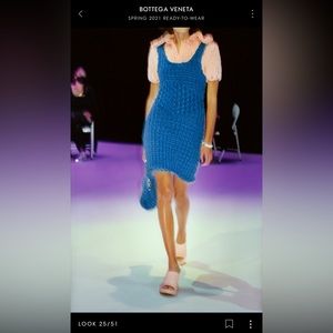 bottega veneta Runway Hand knit Dress SS21